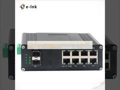 Industrial L2 Managed PoE Switch 8 Port 10/100/1000T 802.3at To 2 Port 1000X SFP