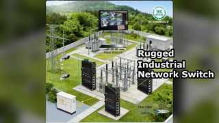 Przemysłowy przełącznik Ethernet 4-portowy zasilacz nadmiarowy 100FX