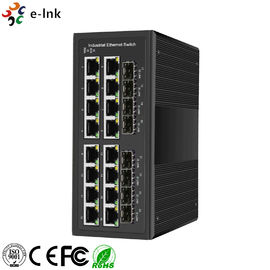 IP40 Industrial Ethernet POE Switch 16 Port 10/100/1000T 802.3at PoE+ 8 Port 100/1000X SFP