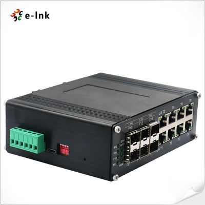 L2+ Managed Hardened Ethernet Switch 8 Port 10/100/1000T + 6 Port 1000X SFP