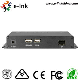 DVI Fiber Optic Kvm Extender , Hdmi Optical Extender with SFP port