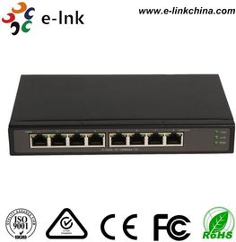 Managed 8 Port Power Over Ethernet Switch 1 port 10/100Base-TX PoE Input to 7-port 10/100Base-TX PoE Output