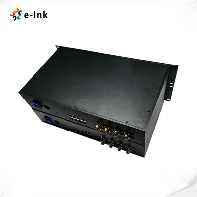 8Ch PoE 6Ch Forward SDI Fiber Optic Extender 2Ch 3G Simplex LC