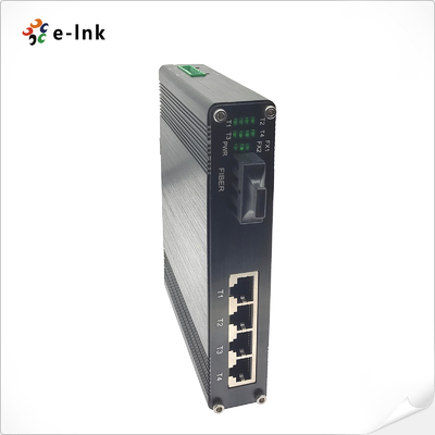 FC ST 132W Industrial PoE Ethernet Switch 4 Port 10/100TX 802.3at PoE