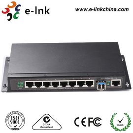 8 portowych przełączników światłowodowych Gigabit Ethernet z interfejsem SFP Combo Uplink