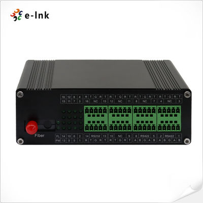 Industrial Multi-Channel RS232/422/485 Fiber Converter 2Km–20Km