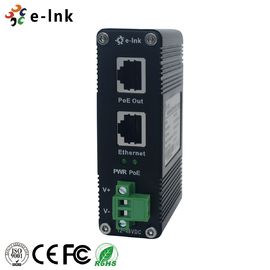 E-Link Gigabit Power In Ethernet Injector 12 ~ 48VDC Moc wejściowa na szynę / na ścianie